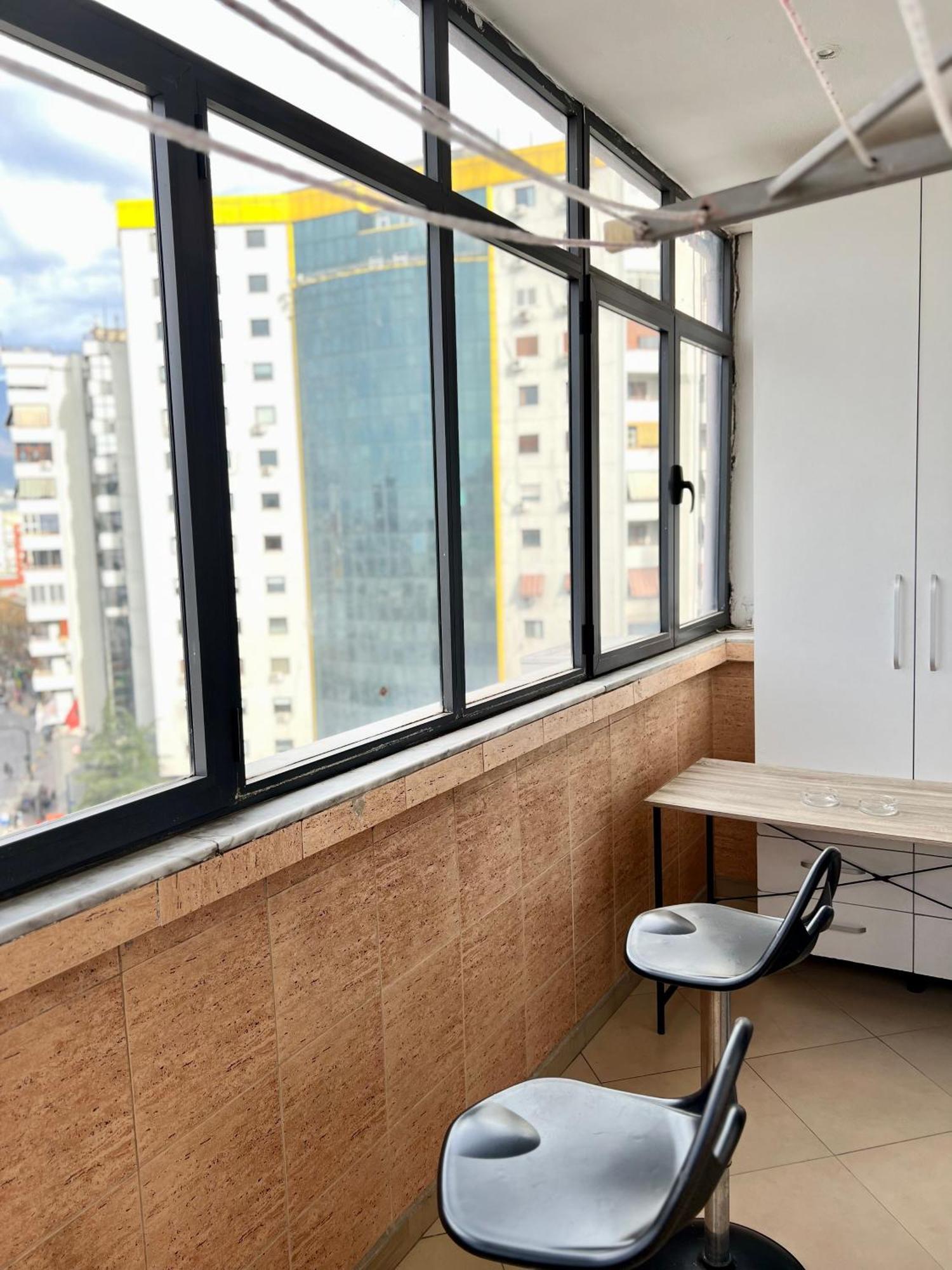 Boulevard Views - Spacious Tirana Apartment Exterior foto